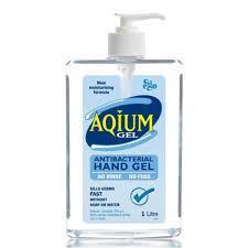 Ego Aqium Antibacterial Hand Sanitiser 1 L - EA - QureMed