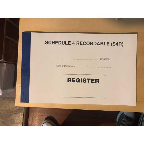 Schedule 4 Register (S4R) - Single Drug Per Page - QureMed