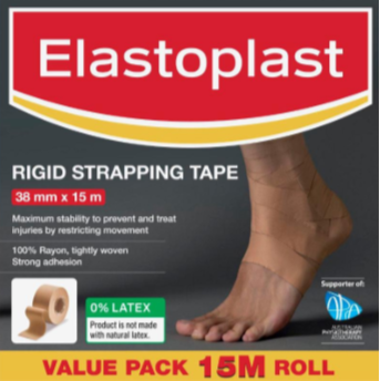 Elastoplast Sport Rigid Strapping Tape 38mm x 15m - QureMed