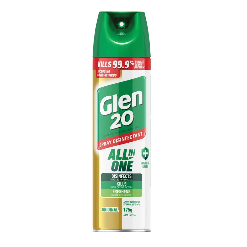 Glen 20 Disinfectant Spray w/MSDS 175g EA (DG)