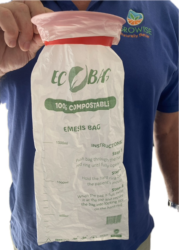 Emesis Bag Compostable 1500ml