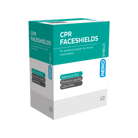 Face Shield CPR Disposable Pkt 10