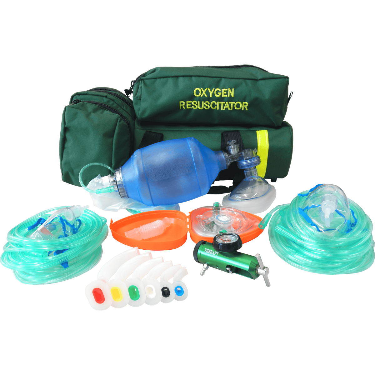 Oxygen Resuscitation Kit w/ Bag Resuscitator | QureMed
