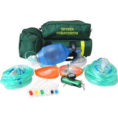 Oxygen Resuscitation Kit w/ Bag Resuscitator