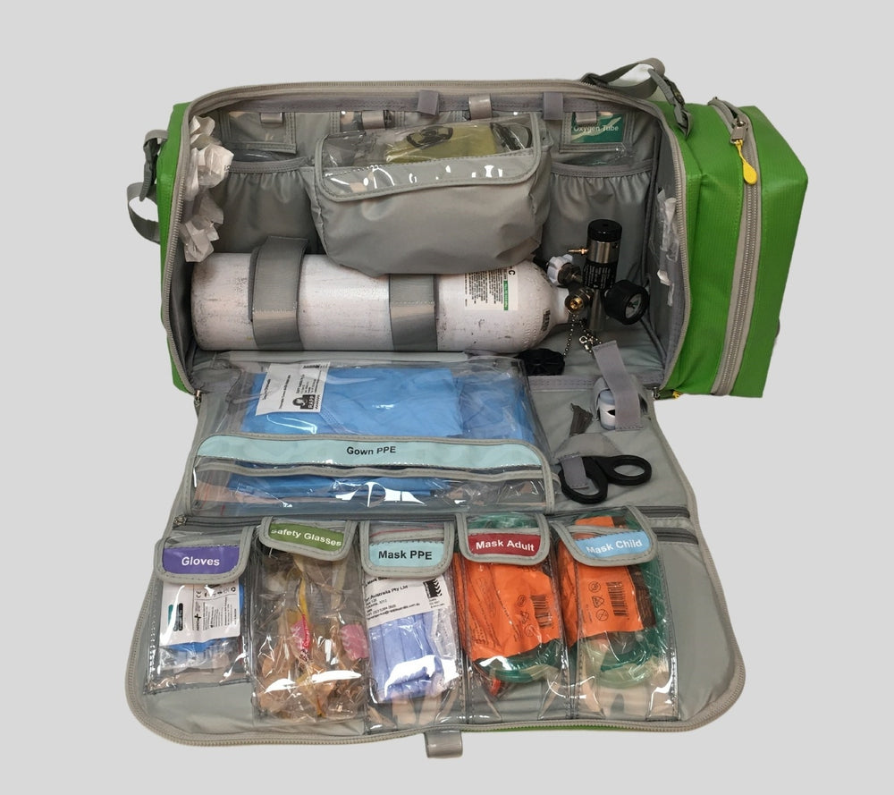 Neann OxyresQ + Soft Pack Oxy  Bag Only - Green