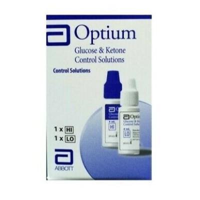 Abbott Optium Control Solution HiLo Glucose & Ketone - QureMed