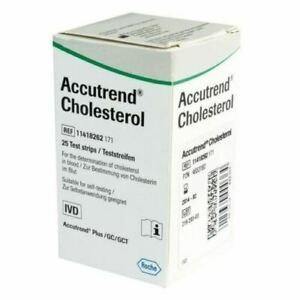 Accutrend Cholesterol Strips Pkt 25 - QureMed