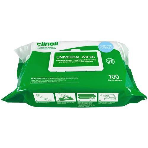 Clinell Universal Sanitising Wipes - QureMed