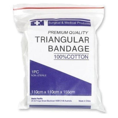 Cotton Triangular Bandage 110x110x155cm - QureMed