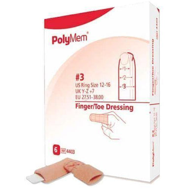 Dressing PolyMem Pink Finger/Toe - QureMed
