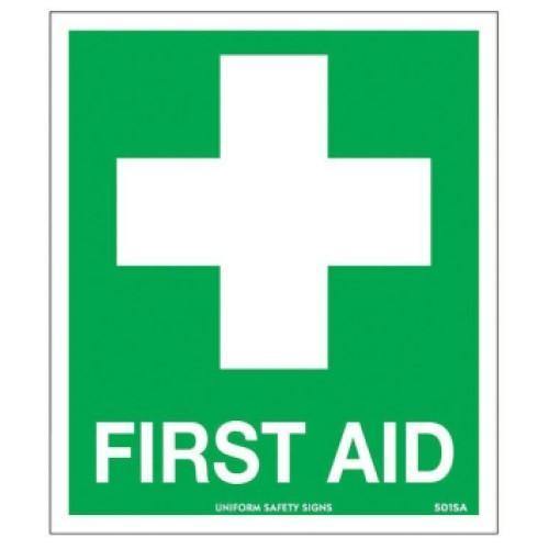 First Aid Sticker 120x140mm - QureMed