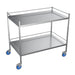 Instrument Trolley 1000x600x900mm with Rails - QureMed
