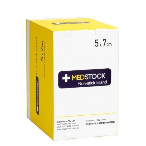 Medstock Non-Stick Island Dressing 5cmx7cm - QureMed
