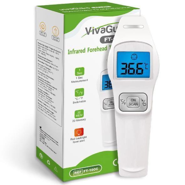 NonContact Forehead Thermometer VivaGuard QureMed