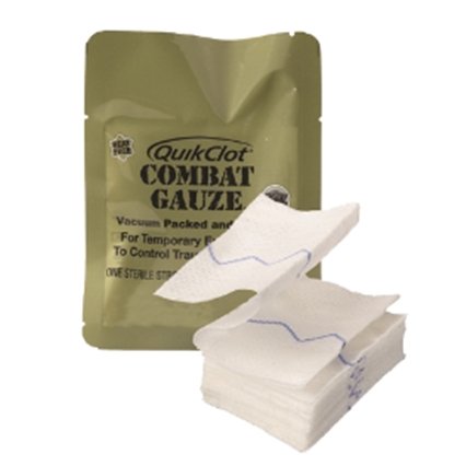 QuikClot Combat Gauze Z Fold 7.5cm x 3.7m - QureMed