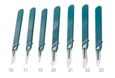 Scalpel Complete Handle/Blade Sterile - QureMed