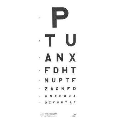 Snellen Eye Chart 3m - QureMed