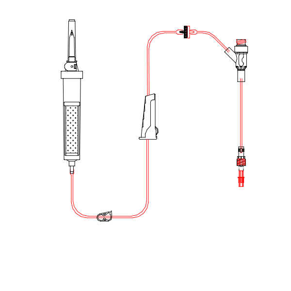 Transfusion Set Single Port | QureMed