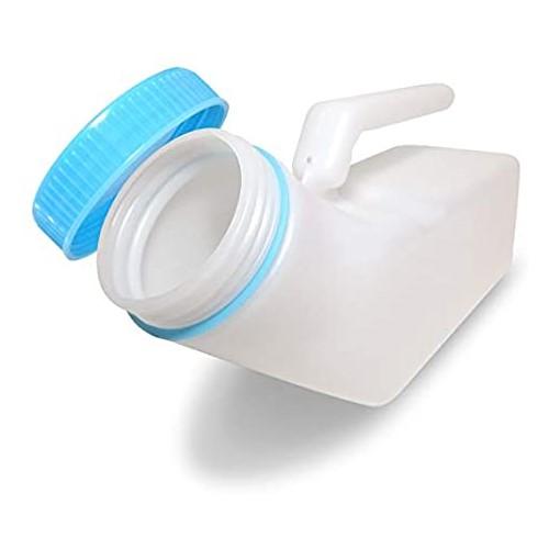 Urinal Male with Cap - Plastic - QureMed