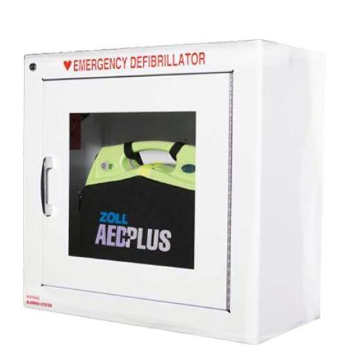 Zoll Wall Cabinet - Standard 9" Metal w/Alarm & Lock - QureMed